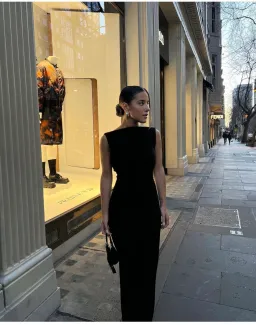 Effie Kats Verona Gown Black Size 8 for rent on The Volte - image 3