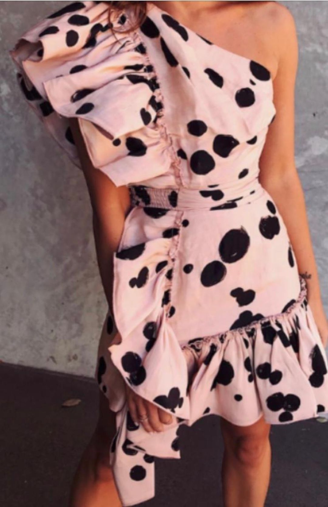 Aje Beronia Dress Print Size 8 for rent on The Volte - main image