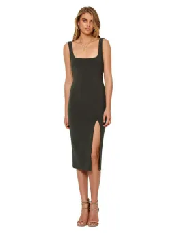 Bec & Bridge C'est Cool Dress Khaki Size AU 8 for rent on The Volte - image 1