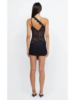 Bec & BridgeRia Asym Mini Dress Black Size AU 6 for rent on The Volte - image 4