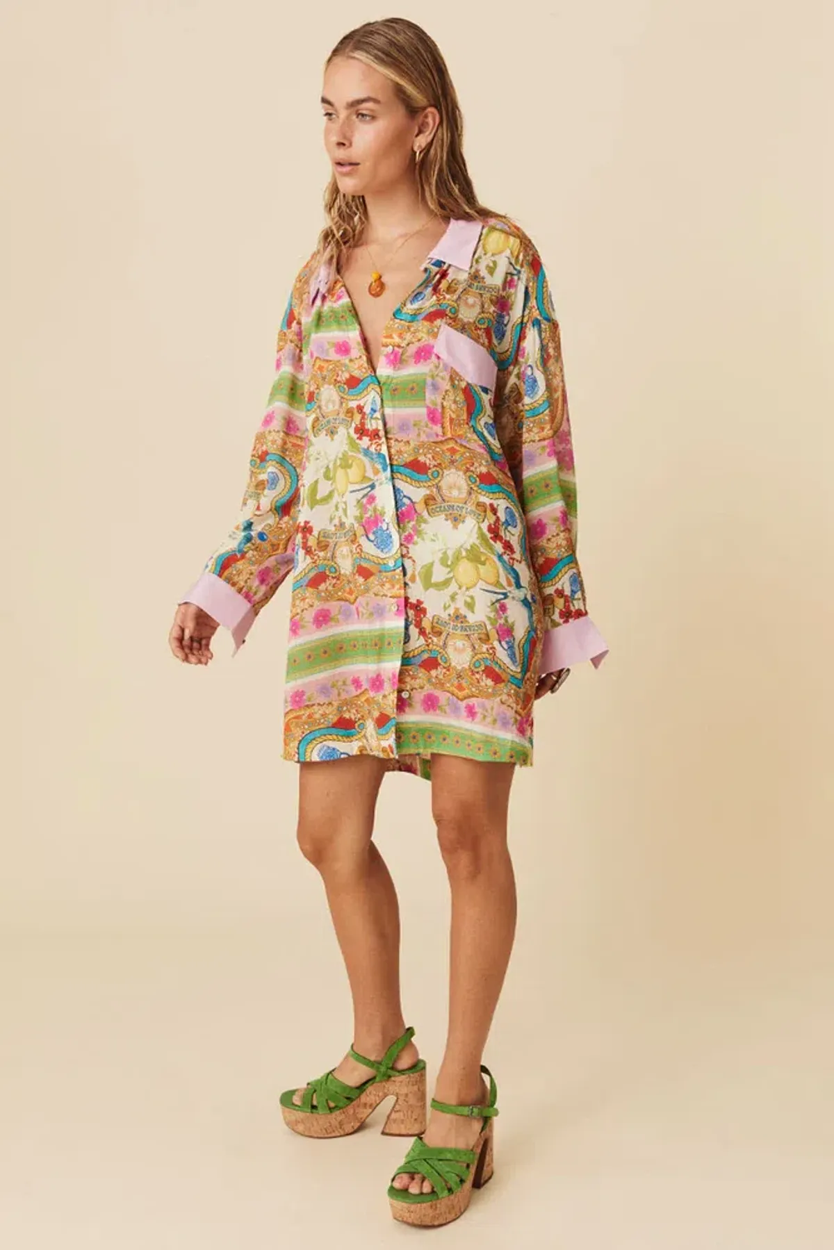 Spell Maddelena Shirt in Mosaic Size XS / AU 6 - Image 1