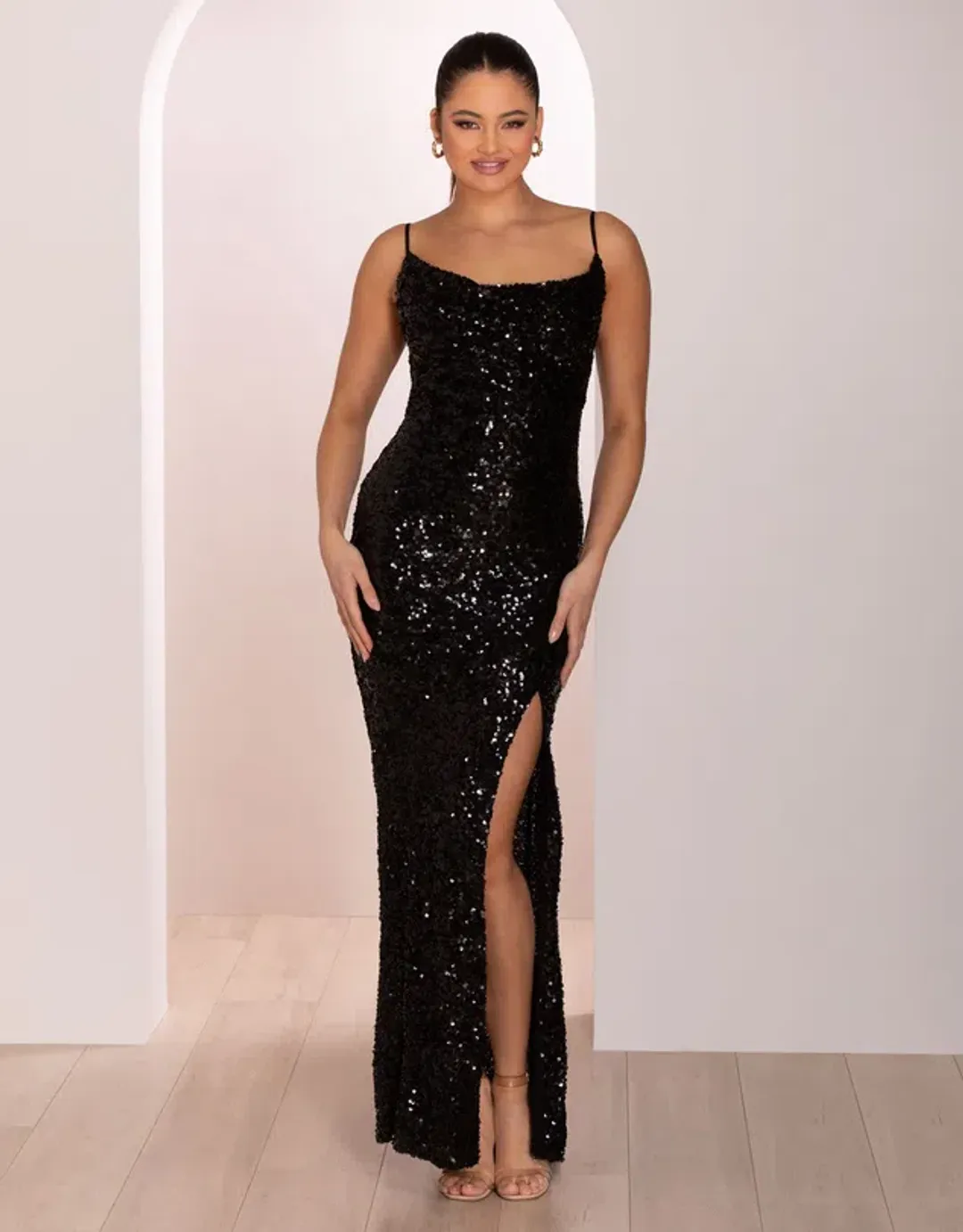 Pilgrim Ida Gown Black Size 10 for rent on The Volte - main image