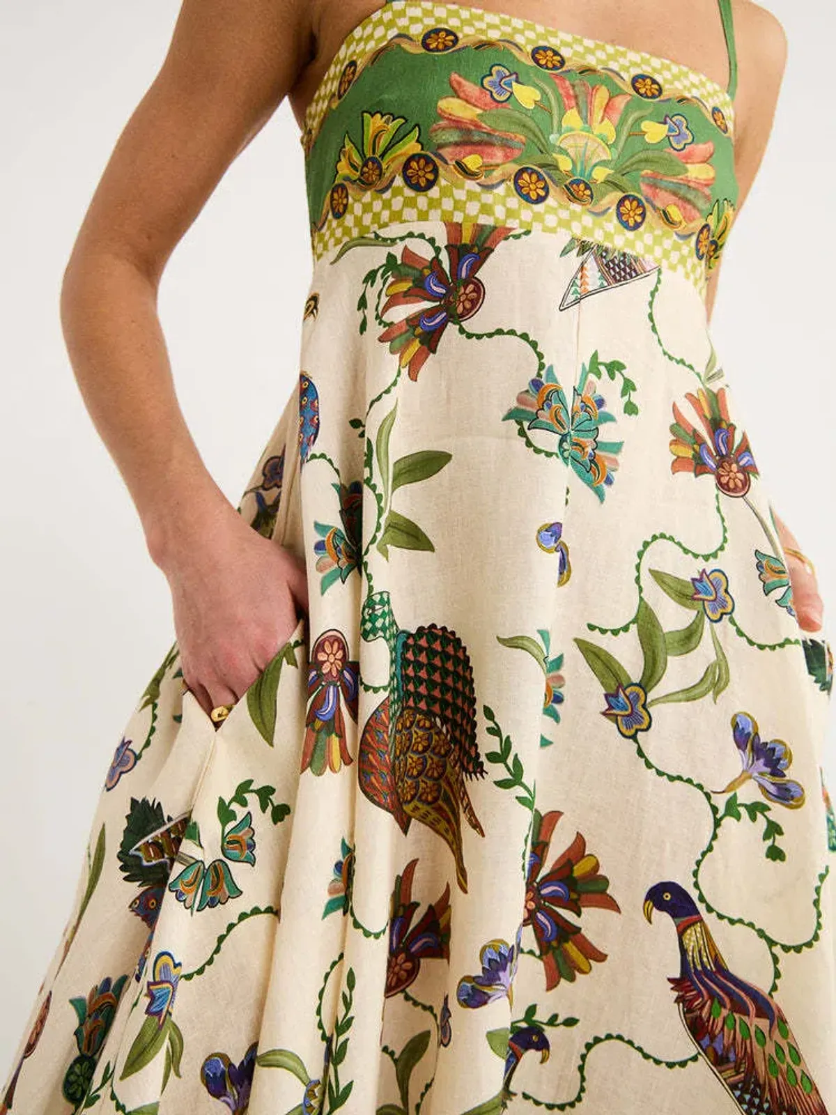 Alemais Birdie Sundress Print Size 16 - Image 3