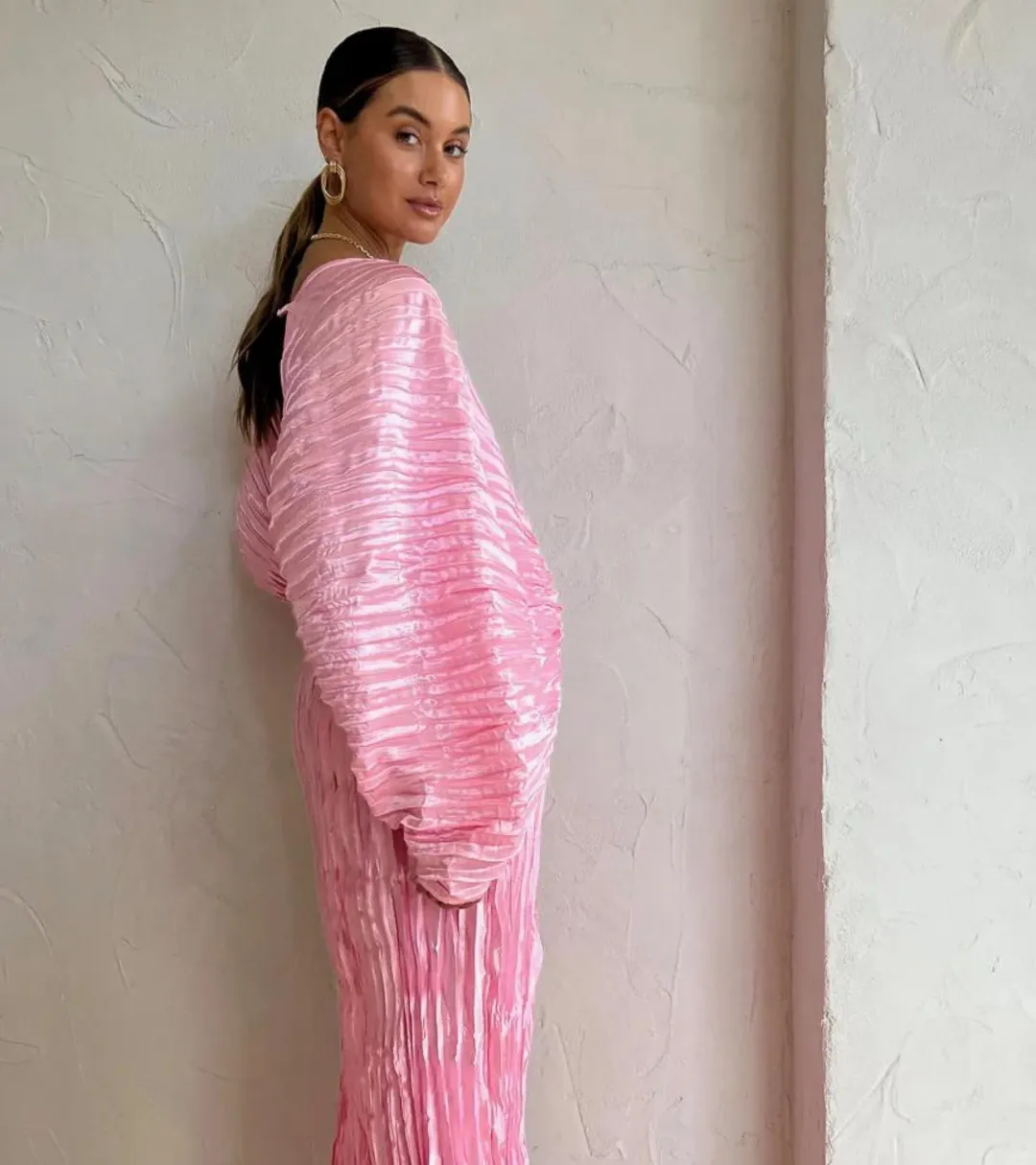 L’idée De Luxe Gown in Lipstick Pink Size 8 for rent on The Volte - main image