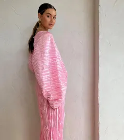 L’idée De Luxe Gown in Lipstick Pink Size 8 for rent on The Volte - image 5