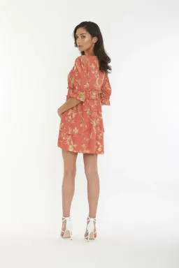 Sir The Label Florentine Mini Dress Floral Print Size 1 / AU 8 for rent on The Volte - image 2