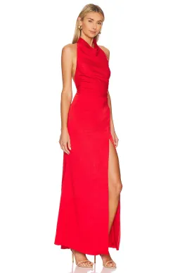 MISHA Clover Gown Red Size 12 for rent on The Volte - image 2