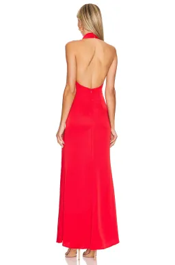 MISHA Clover Gown Red Size 8/S for rent on The Volte - image 3
