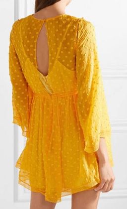 Alice McCall Gidget Mini Dress Yellow Size 12 for rent on The Volte - image 3