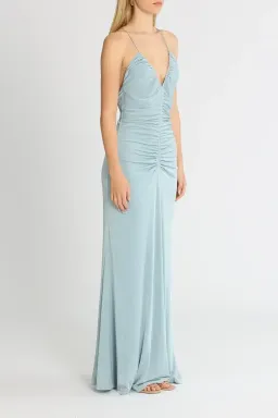 MISHA Avoca Gown Blue Size 10/M for rent on The Volte - image 2