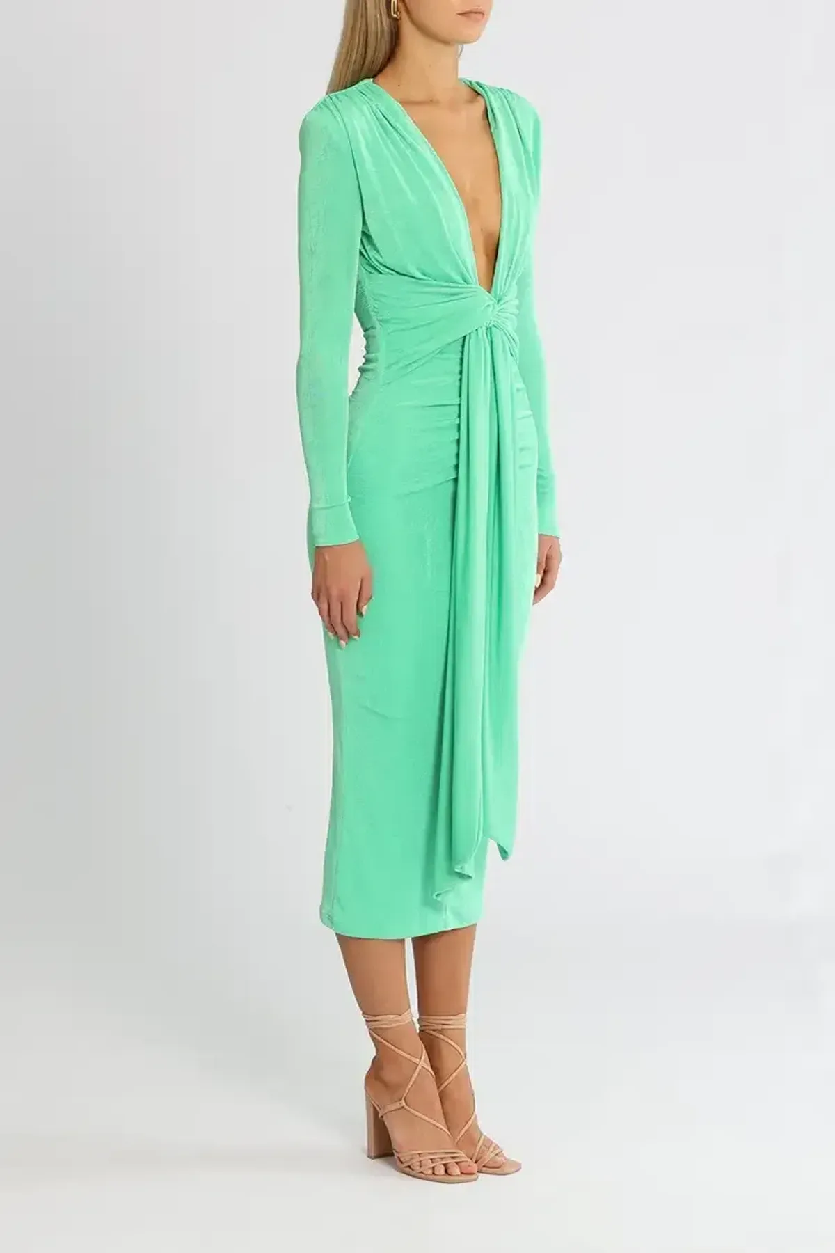 MISHA Francis Midi Dress Vivid Jade Size 12 - Image 2