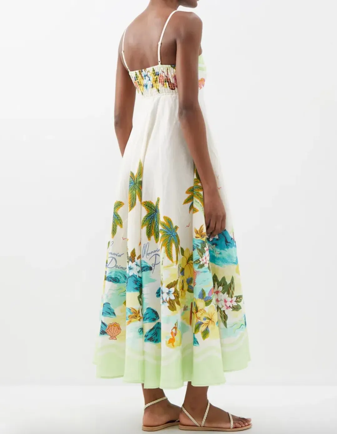 Alemais Mermaid Point Sundress Print Size AU 6 for rent on The Volte - main image