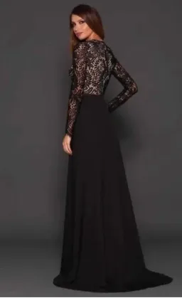 Elle Zeitoune Alexandria Gown Black Size 10 for rent on The Volte - image 2