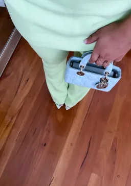 Dior Lady D-joy Micro Bag blue for rent on The Volte - image 4