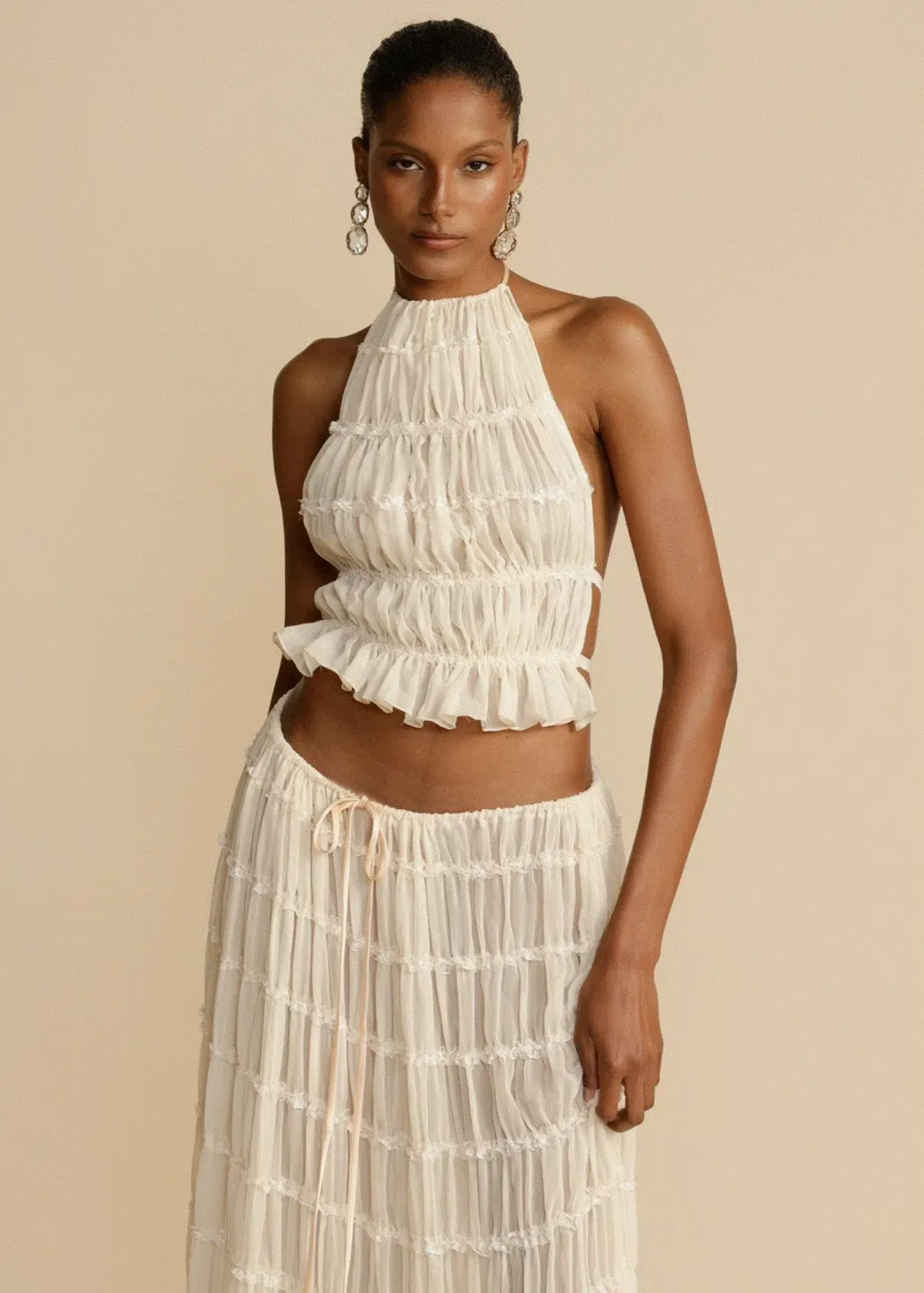 Arcina Ori Juliette Halter And Skirt Set In Size Small/Au 8 - Image 4