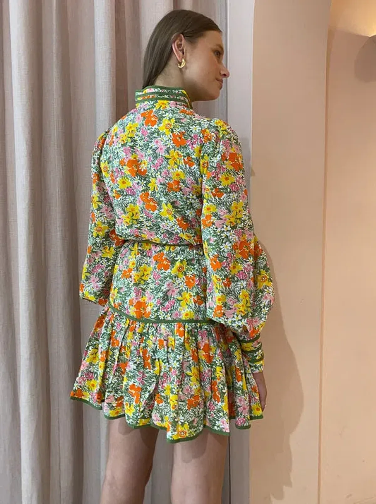 Alemais Cabana Mini Dress Multi Size 8 - Image 3