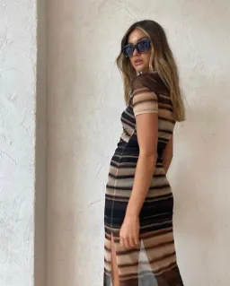 Bec & Bridge Watercolour Maxi Dress Print Size 10 for rent on The Volte - image 3