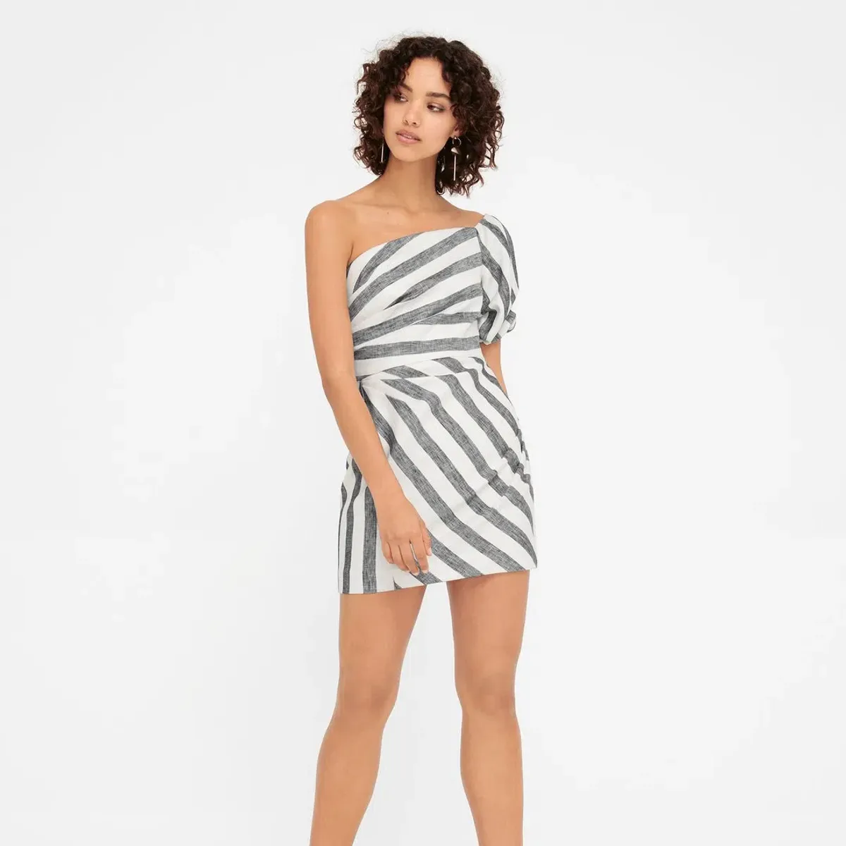 Sheike Ace of Spades Stripe Dress Print Size 6 - Image 1