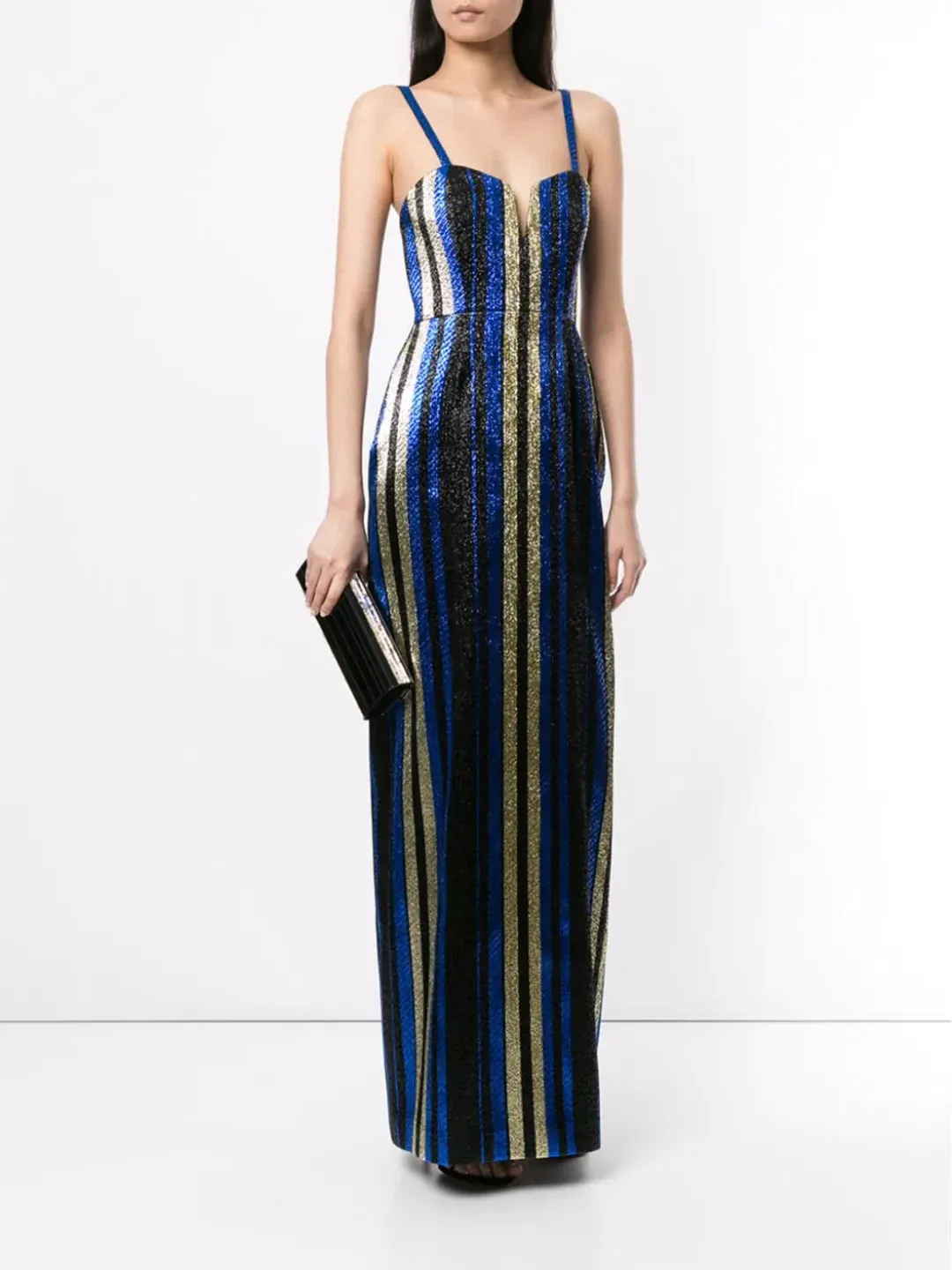 Alice McCall One World Striped Maxi Dress Multi Size 8 for rent on The Volte - main image