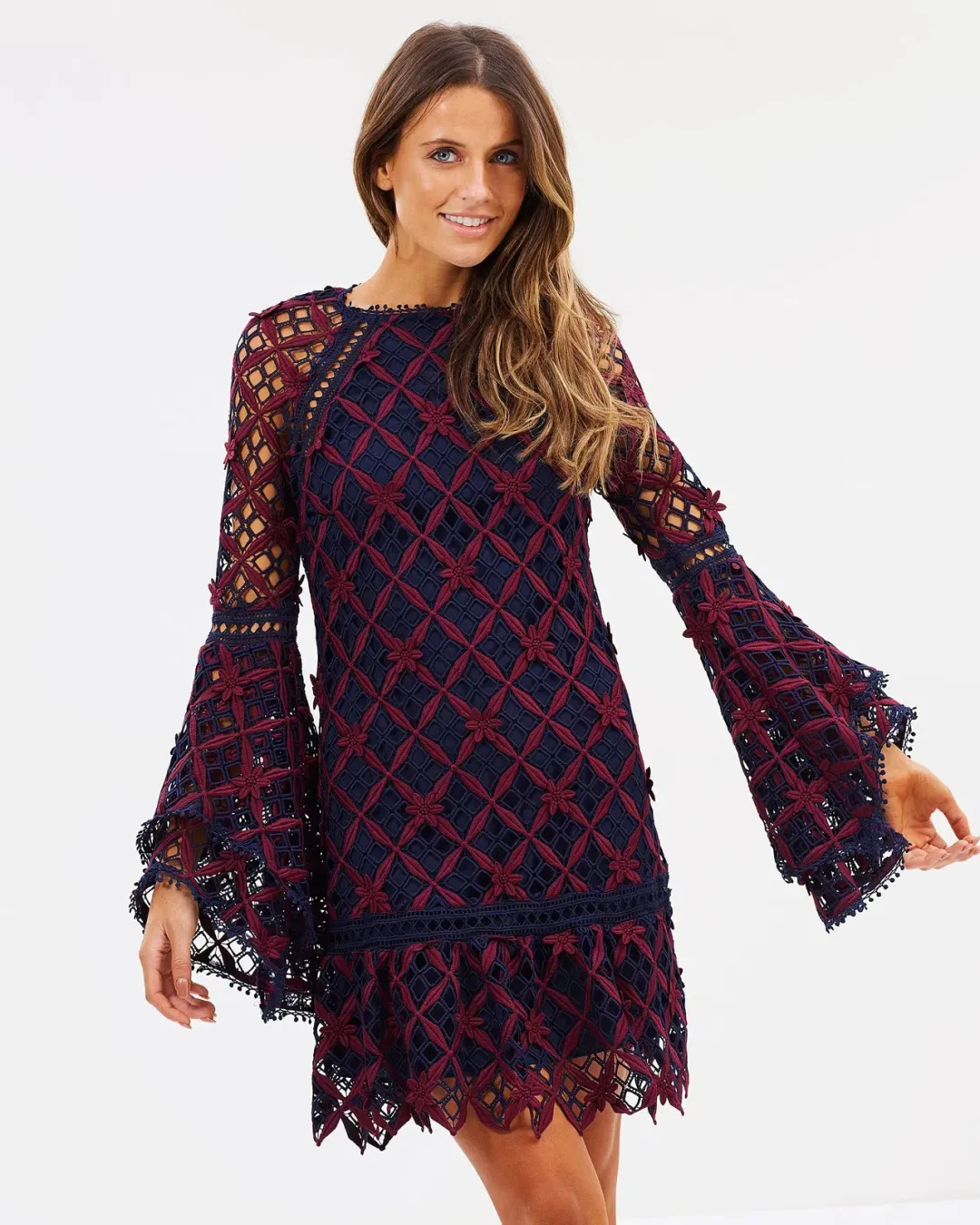 MOS The Label Dusk To Dawn Mini Dress Multi Size 8 for rent on The Volte - main image