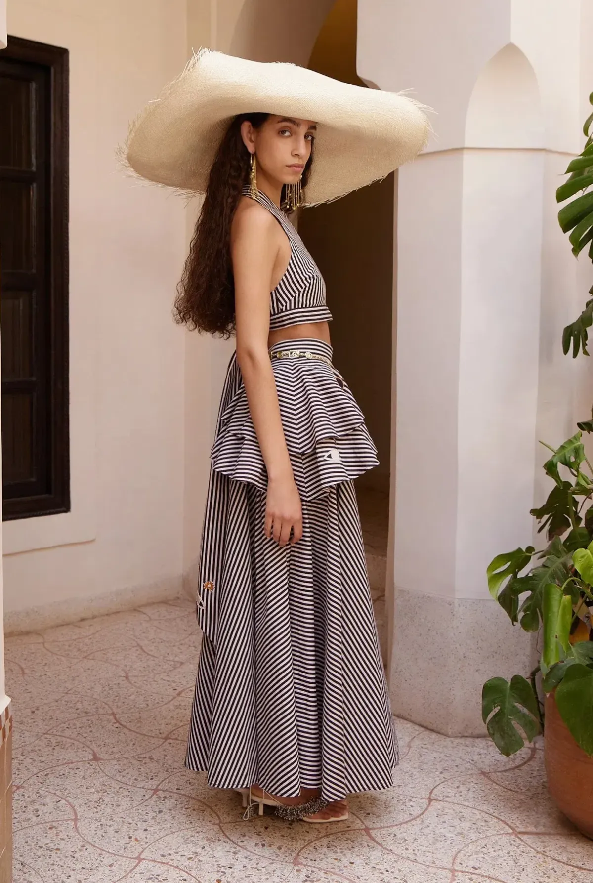 Alemais Sirocco Embroidered Halter Top size 8 and Skirt size 10 - Image 2