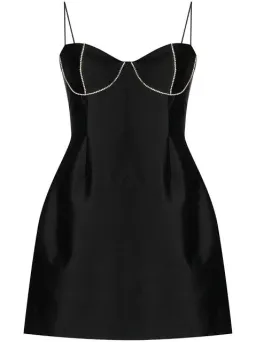 Rachel Gilbert Rozalia Mini Dress in Black Size 2 / AU 10 for rent on The Volte - image 4