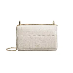 Oroton Forte Micro Clutch in Cream for rent on The Volte - image 1