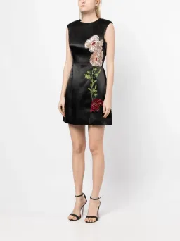 Rachel Gilbert Yolanda Mini Dress Black Size 10 for rent on The Volte - image 1