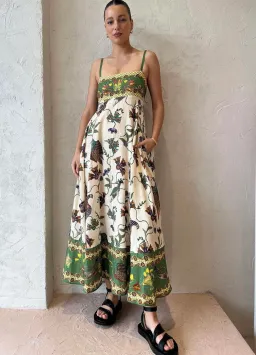 Alemais Birdie Sundress Multi Size 12 for rent on The Volte - image 1