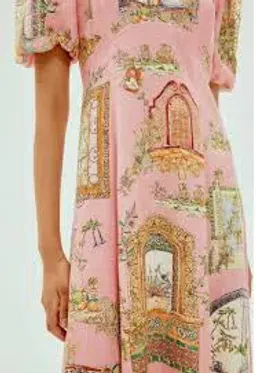 Alemais Monte Midi Dress size 8 for rent on The Volte - image 4