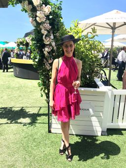 Aje Florentine Dress Pink Size 8 for rent on The Volte - image 1