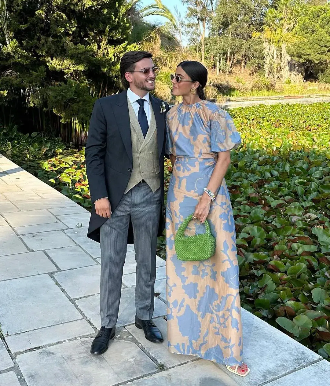 Sir The Label Coralie Puff Sleeve Dress Print Size 1 / AU 8 for rent on The Volte - main image