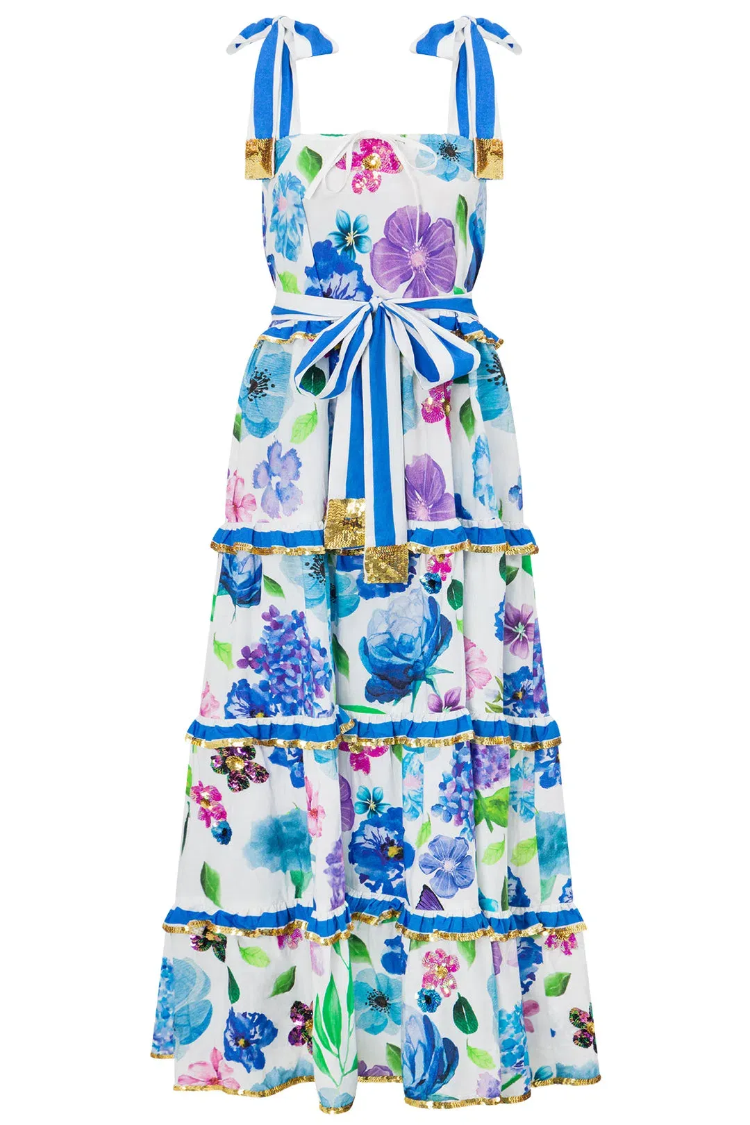 Bonita Buds to Blossom Scallop Dress Floral Size 10/S for rent on The Volte - main image