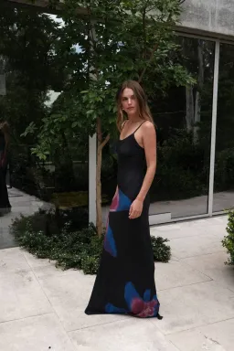 WITH HARPER LU SLIP DRESS | MIDNIGHT LILY FLORAL for rent on The Volte - image 5