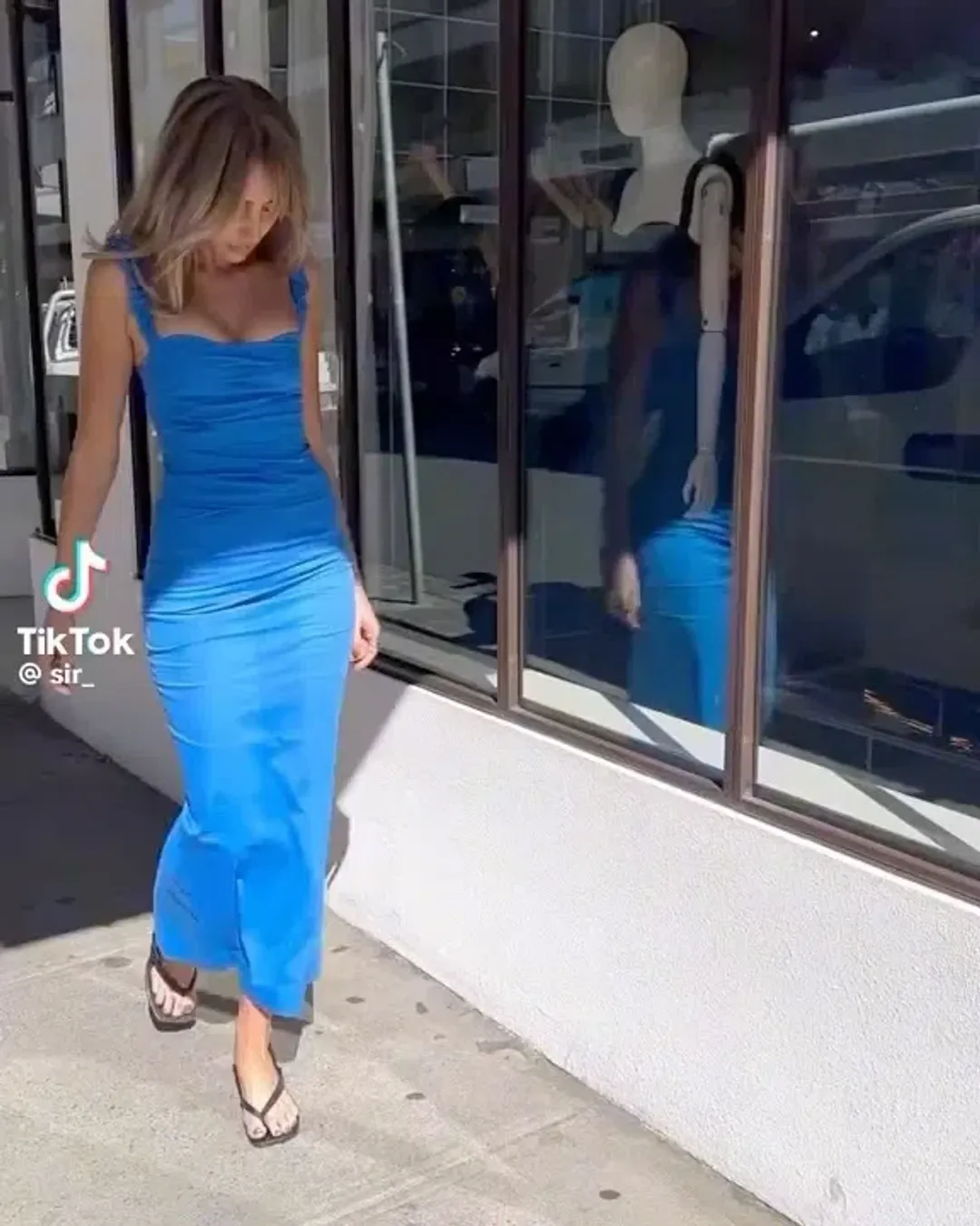 Sir the Label Azul Balconette Gown Cobalt Blue Size 2 / AU 10 for rent on The Volte - main image