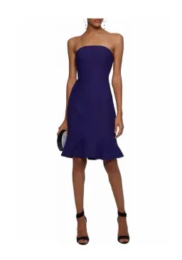 Cinq a Sept Calvina Fluted Candy Dress Indigo Size 4 for rent on The Volte - image 1