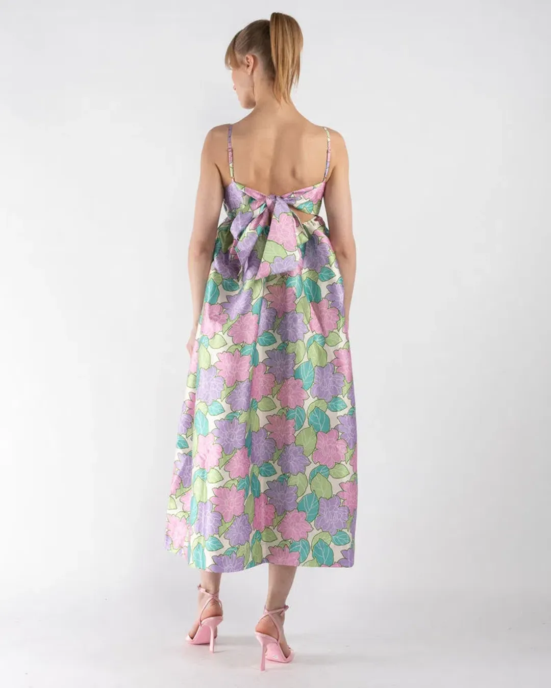 Alemais Luella Midi Dress Floral Size 4 for rent on The Volte - main image