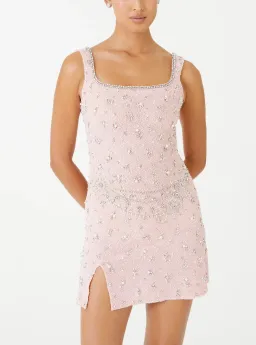 Clio Peppiatt Wren Dress Rose Size XS / AU 6 for rent on The Volte - image 3