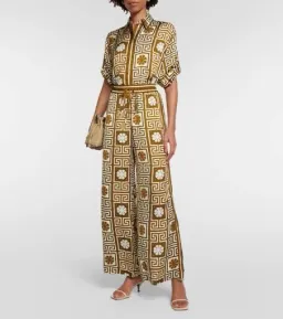 Alemais Dimi Jacquard Shirt & Pant Set Print Size 8 for rent on The Volte - image 3
