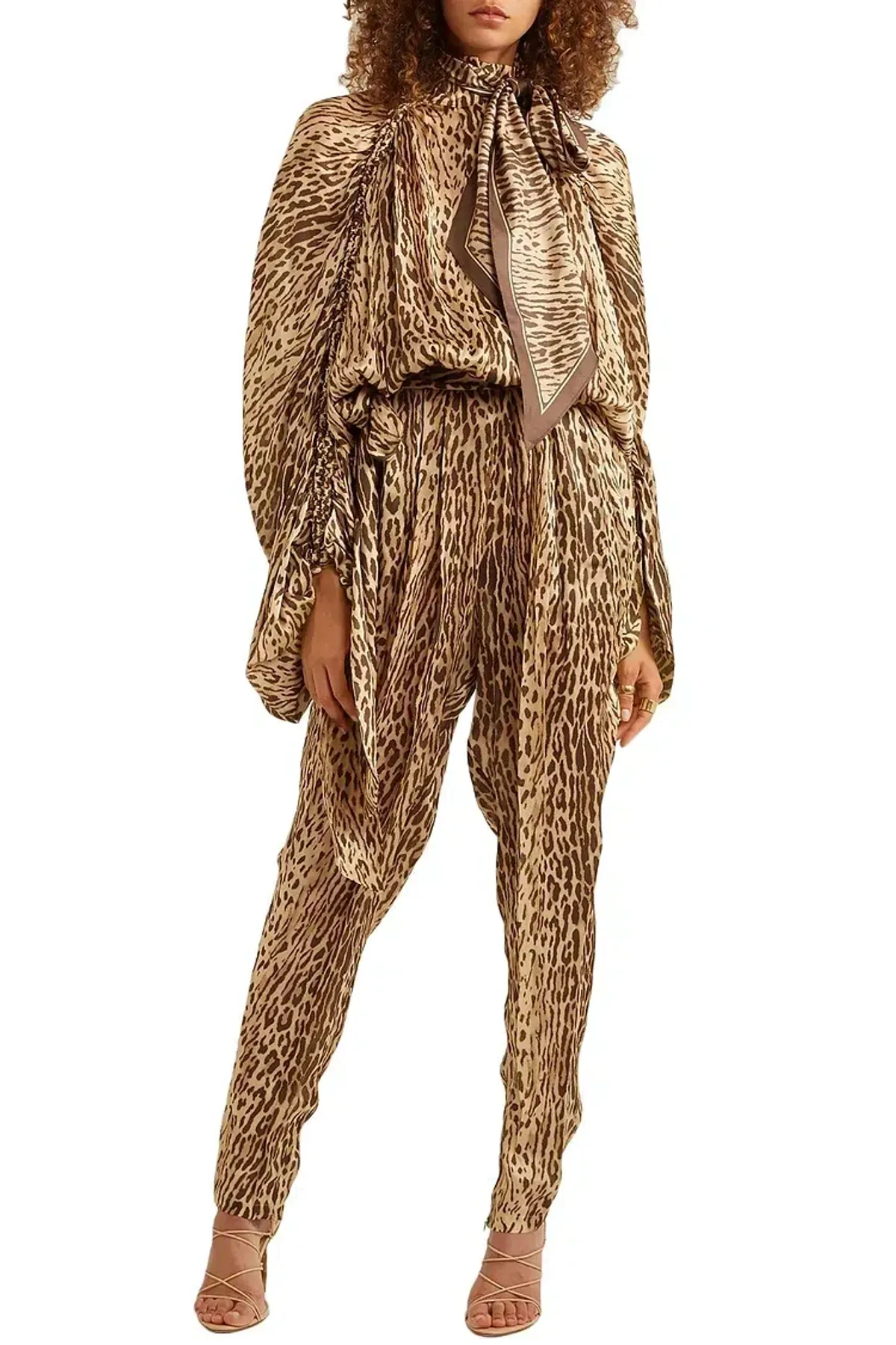 Zimmermann The Espionage Drown Jumpsuit Animal Print Size 0 / 8 AU - Image 4