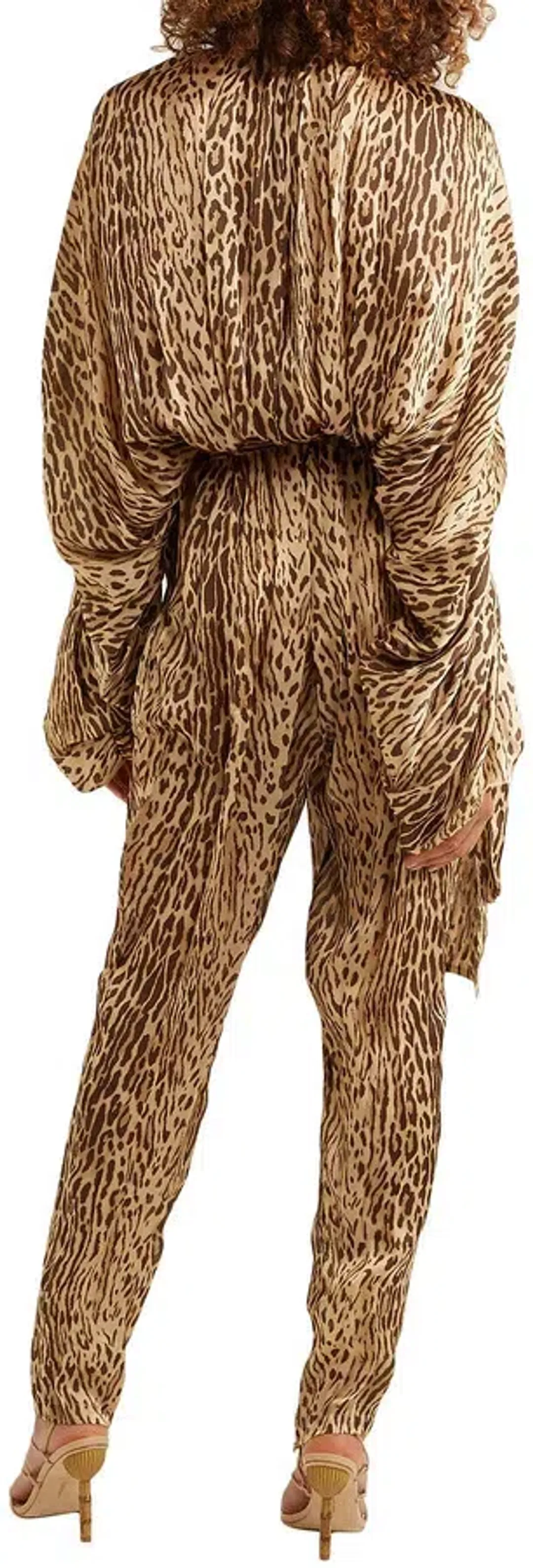Zimmermann The Espionage Drown Jumpsuit Animal Print Size 0 / 8 AU for rent on The Volte - main image