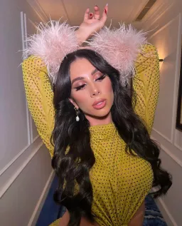 House of CB Gina Crystallised Maxi Dress Chartreuse Size S / AU 8 for rent on The Volte - image 10