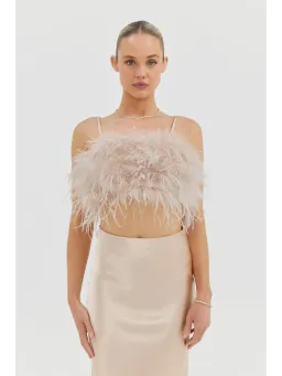 Bubish Iris Top & Harlow Skirt Champagne Size S / AU 8 for rent on The Volte - image 3