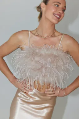 Bubish Iris Top & Harlow Skirt Champagne Size S / AU 8 for rent on The Volte - image 2