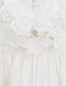 Zimmermann Luminous Embroidered Gown Natural Size 2 / AU 12 for rent on The Volte - image 3