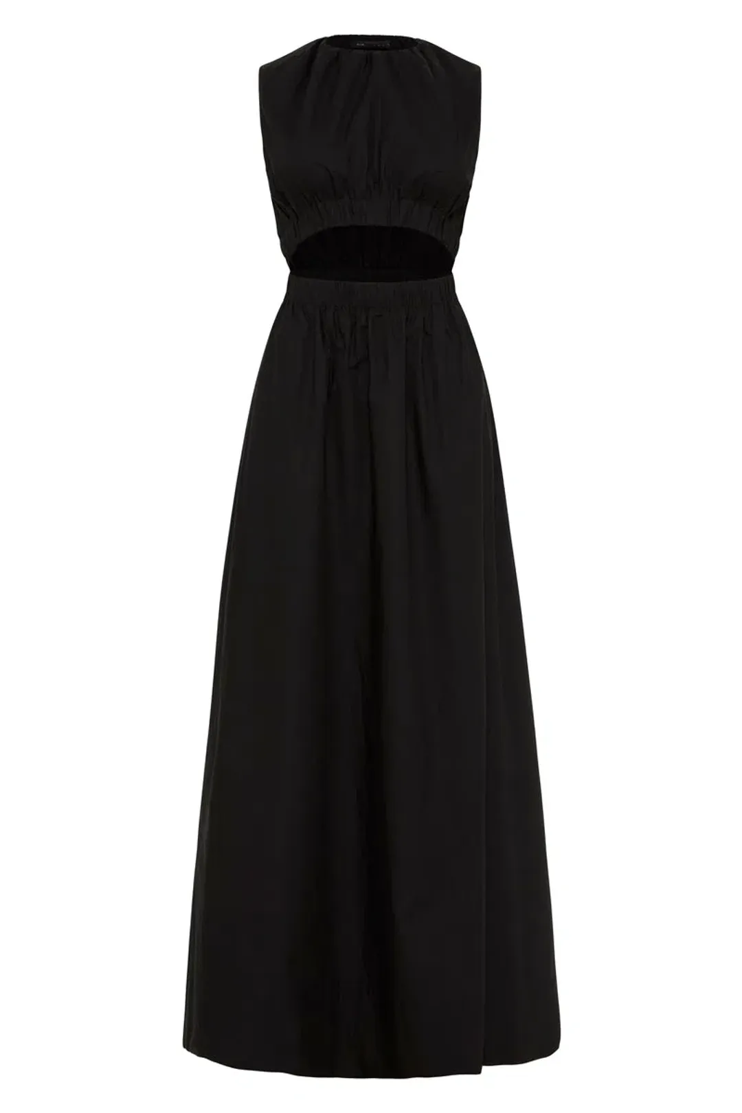 Sir The Label Dion Gathered Dress Black Size 0 / 6 AU for rent on The Volte - main image