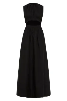 Sir The Label Dion Gathered Dress Black Size 0 / 6 AU for rent on The Volte - image 4