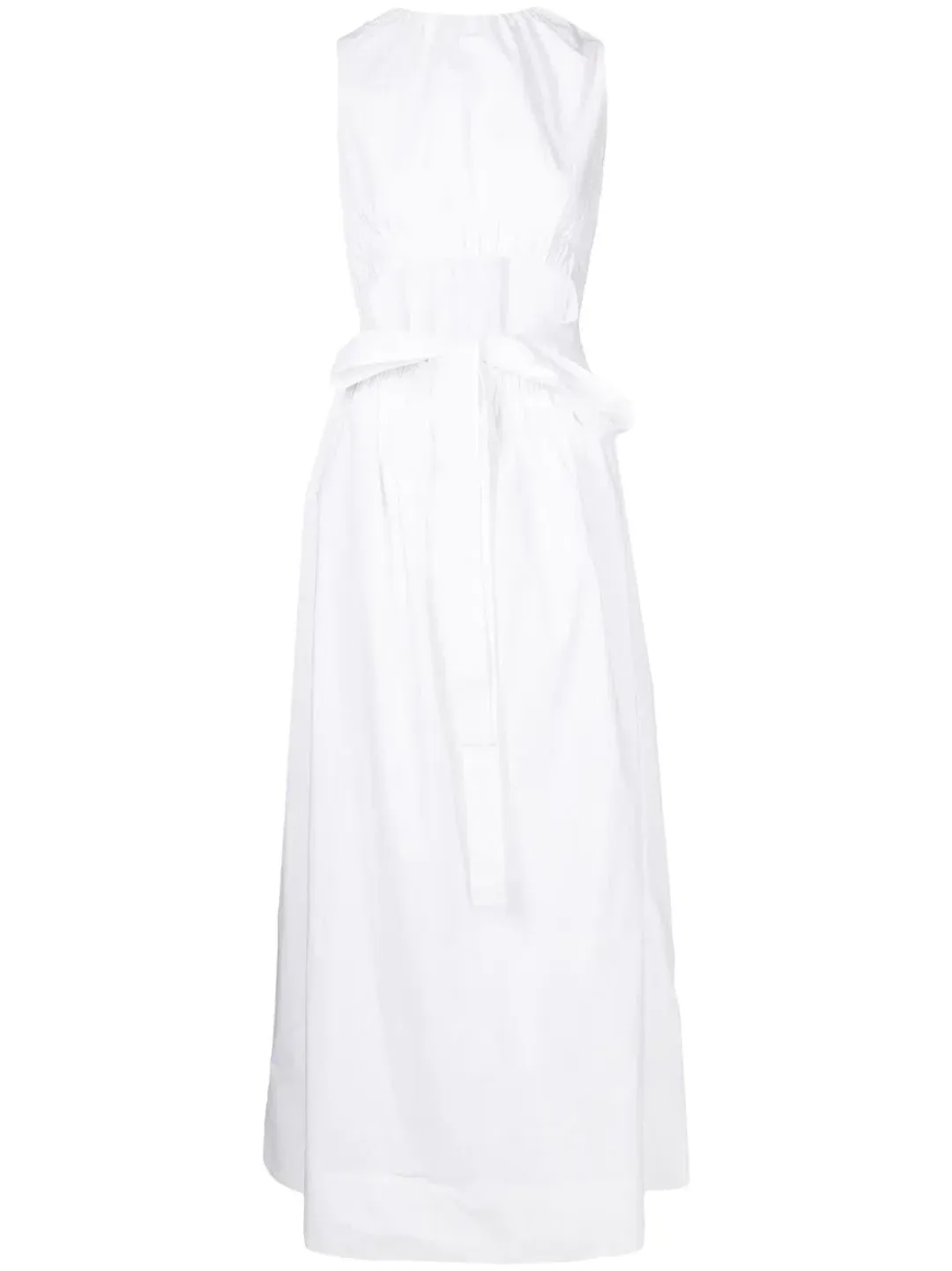 Sir The Label Dion Gathered Dress Ivory Size 2 / 10 AU for rent on The Volte - main image