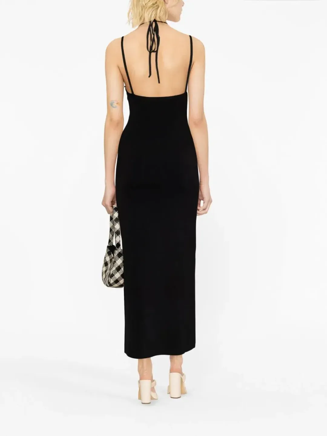 Sir The Label Nadja Midi Dress Black Size 1 / 8 AU for rent on The Volte - main image