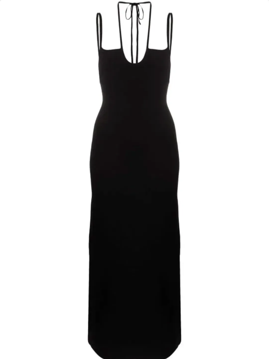 Sir The Label Nadja Midi Dress Black Size 1 / 8 AU for rent on The Volte - main image